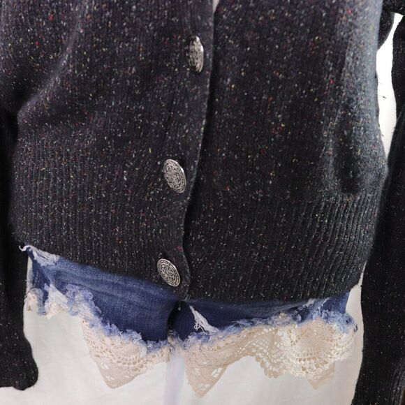 Vintage | 1990's Silk Angora Cardigan Sweater XL - Picture 4 of 7